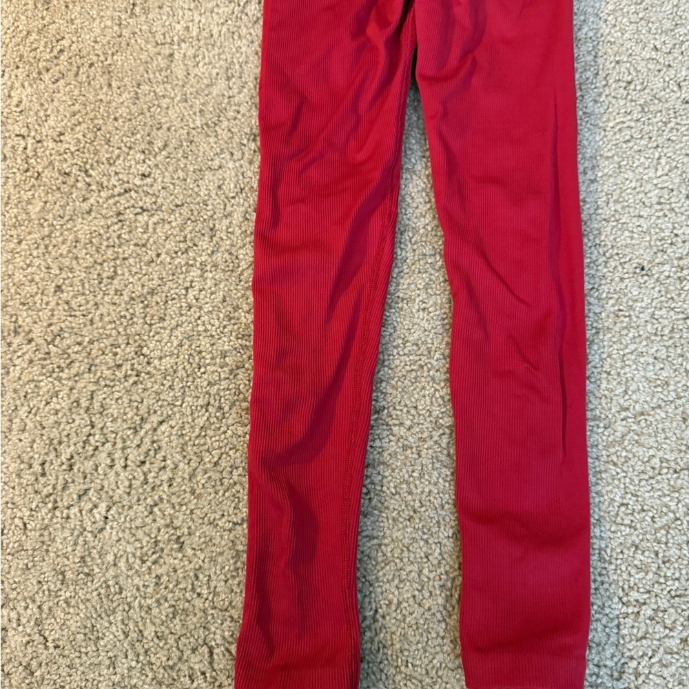 Athleta Bright Red High-Rise Active Leggings😎 - Picture 6 of 7